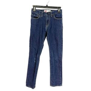 *Levis 510 Skinny 14 Reg 26x27 Blue Jeans Denim Cotton Blend 2010's Stretch